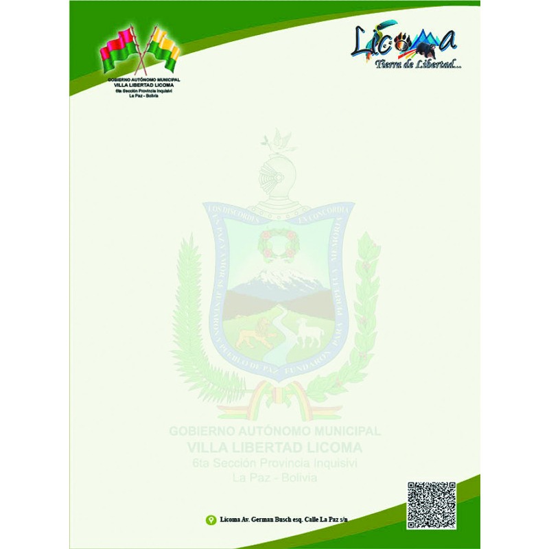 Membretes de presentación.